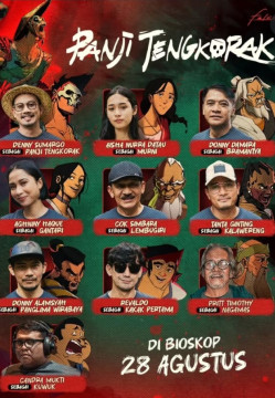 Sejumlah artis yang terlibat sebagai pengisi suara di film animasi Panji Tengkorak. [Instagram]